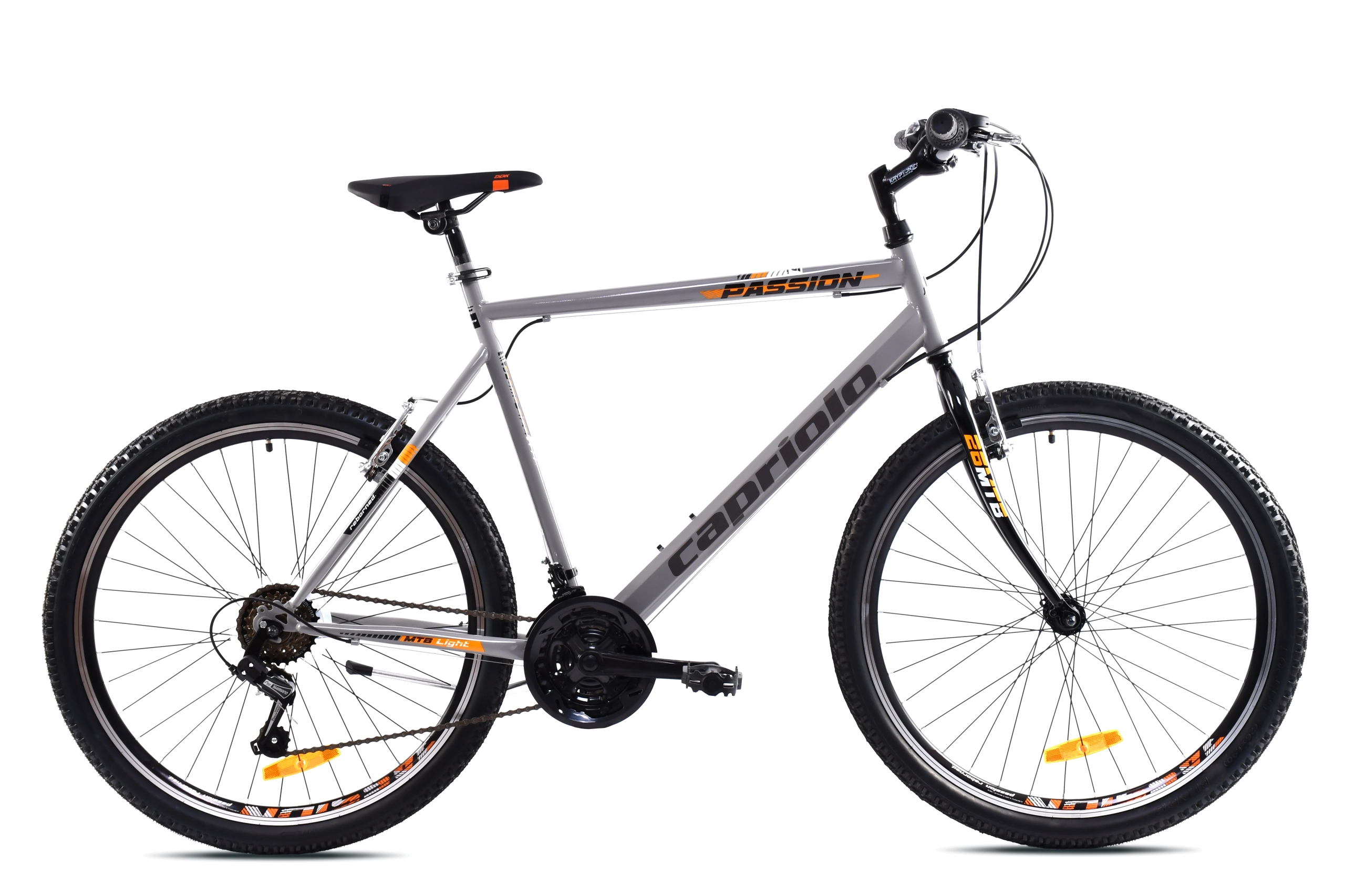 BICIKL CAPRIOLO PASSION MAN 26 sivo narandžasto