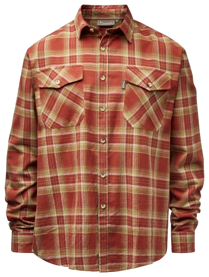 PINEWOOD KOŠULJA HARJEDALEN TERACOTTA/D.SAND 3XL