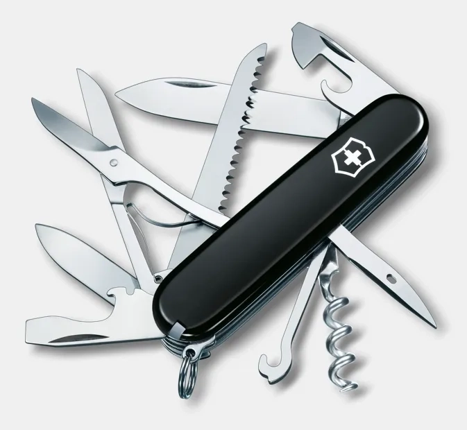 NOŽ VICTORINOX HUNTSMAN 91 BLACK 1.3713.3