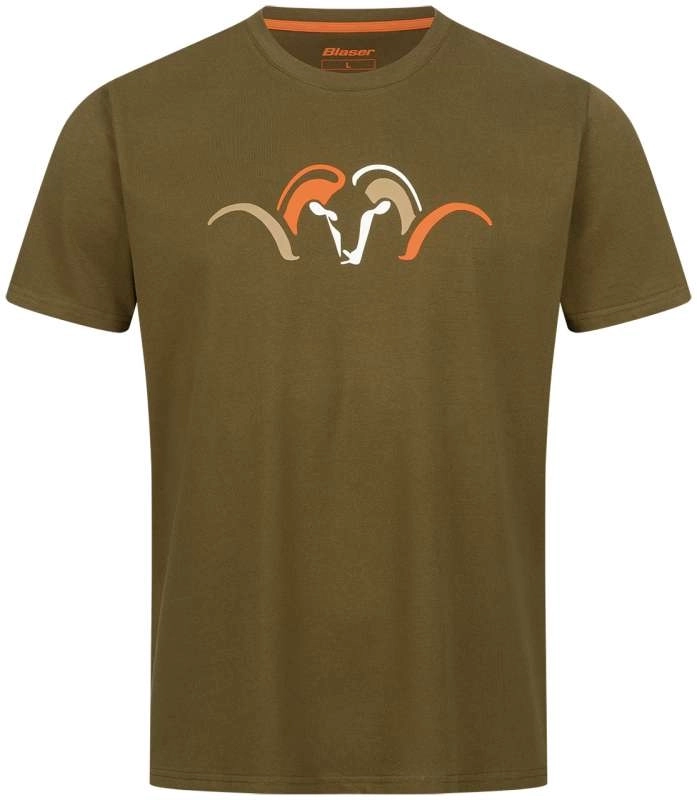 BLASER-MAJICA T25 ARGALI DARK OLIVE 2XL 251008-006/566