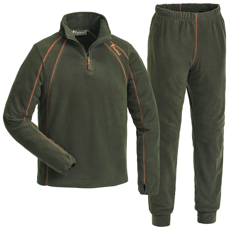 PINEWOOD DONJI VEŠ COMFY MICROFLEECE SET GREEN M