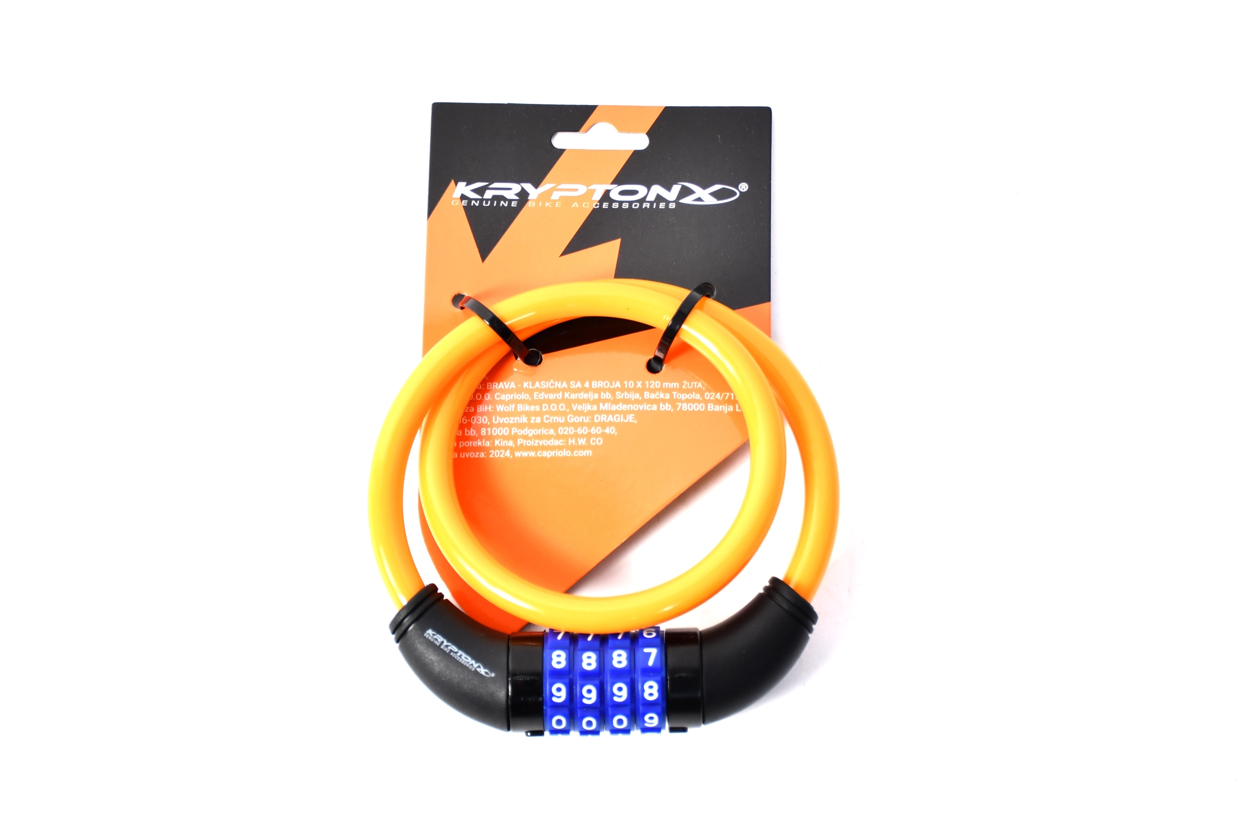 BRAVA-KLASIČNA NA ŠIFRU 4BROJA 10X60 ŽUTA