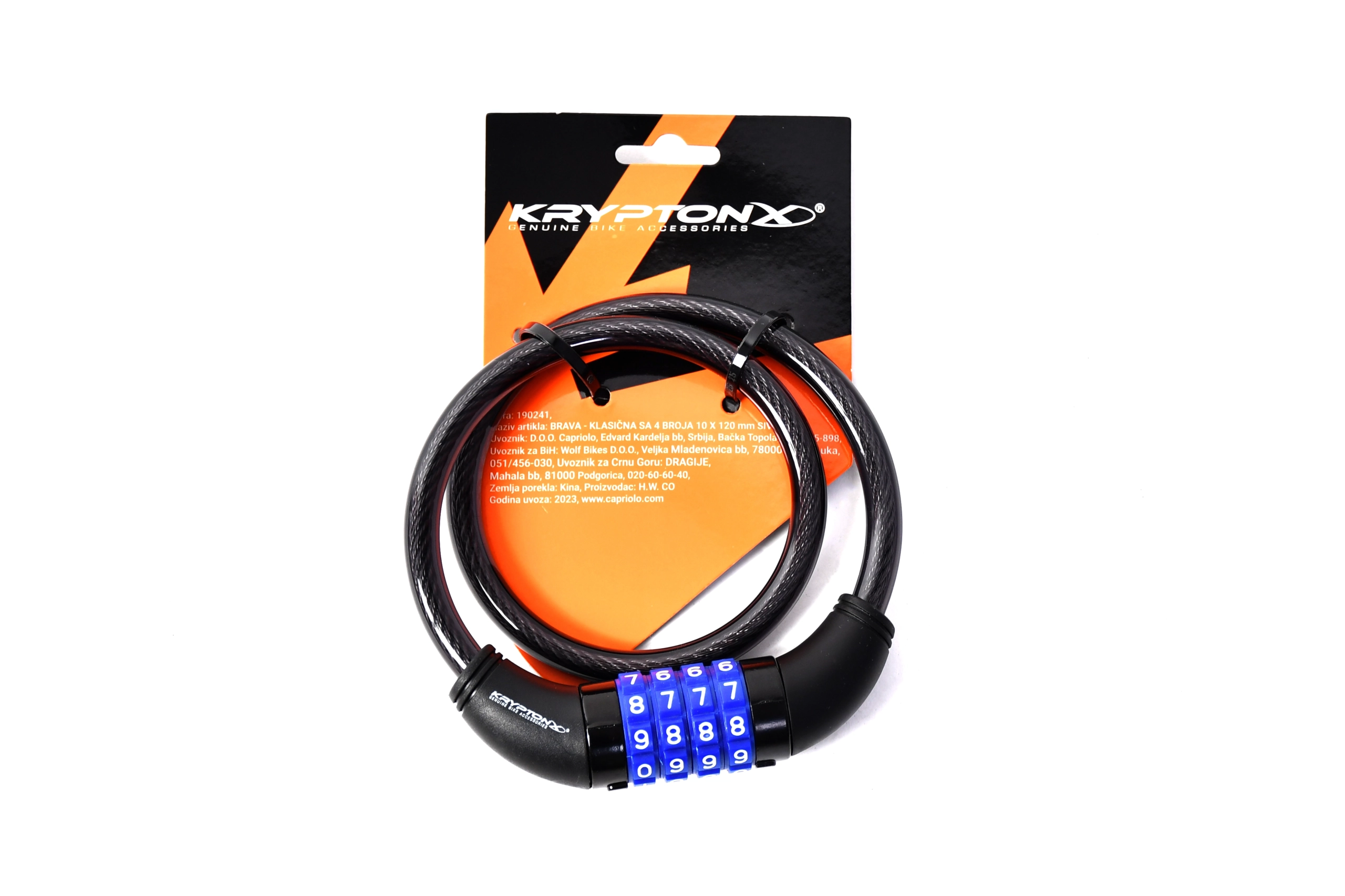 BRAVA-KLASIČNA SA 4 BROJA 10x60 SIVA