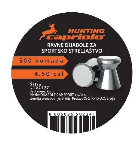 DIJABOLE CAPRIOLO SPORT 4,5mm/500