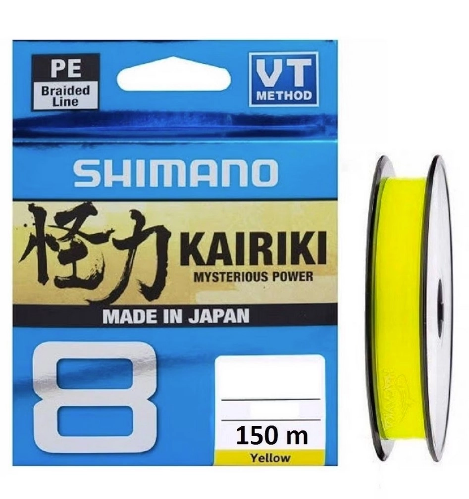 STRUNA SHIMANO KAIRIKI 8 150M 0.28MM YELLOW
