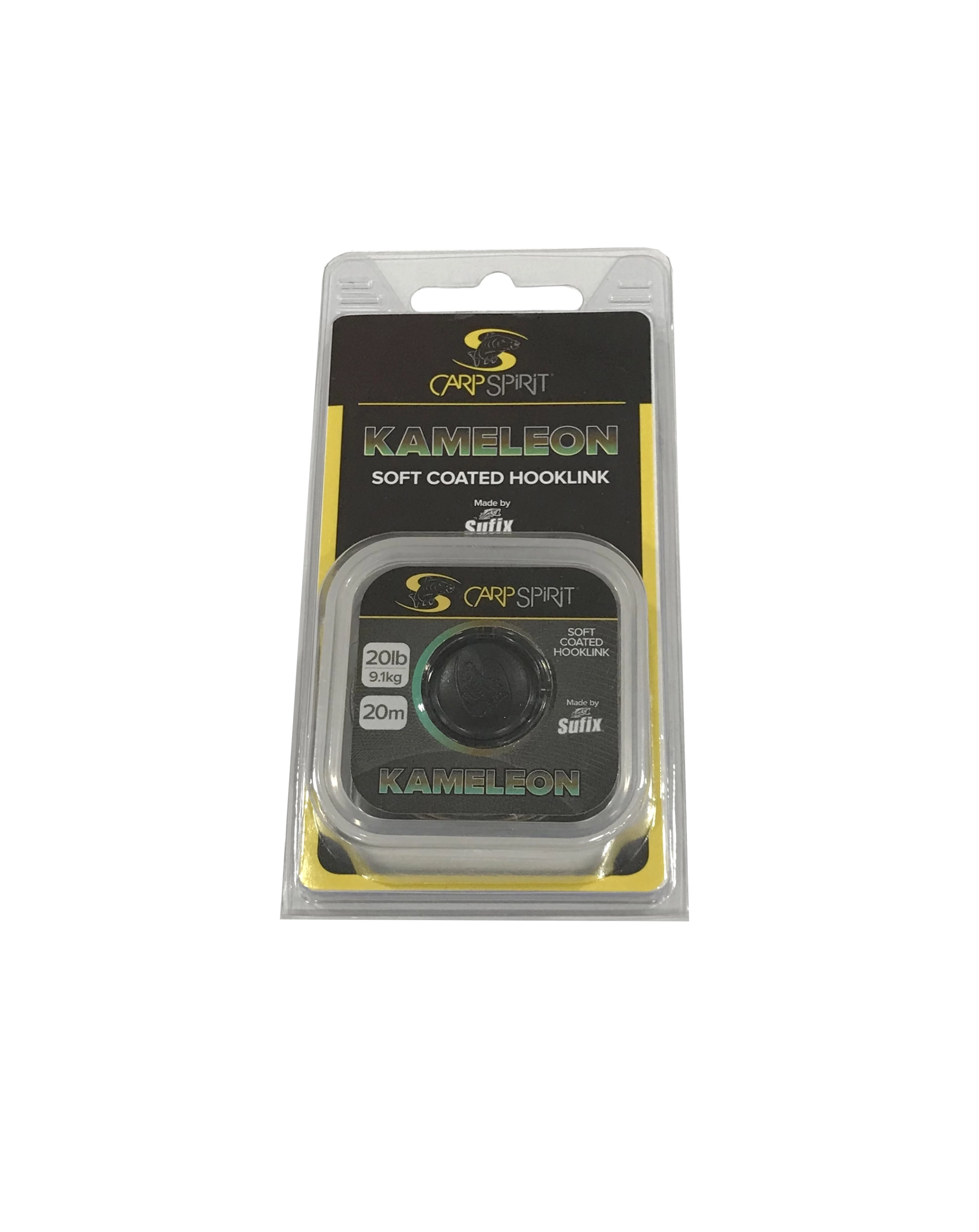 STRUNA CARP SPIRIT COMBI SOFT COATED BRAID 20M 20LB KAMELEON