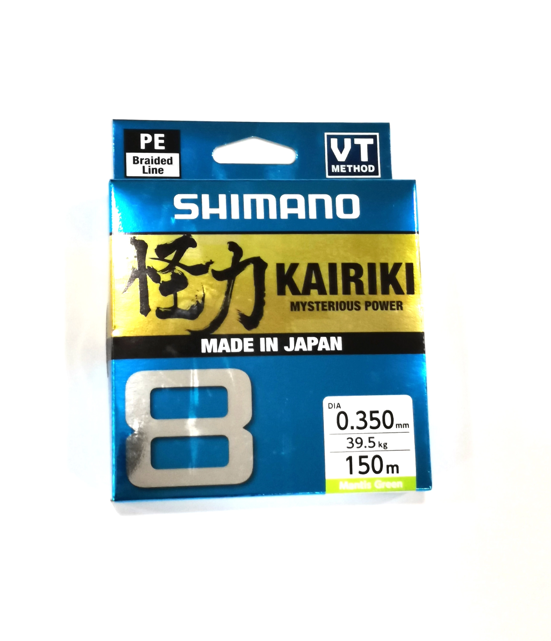 STRUNA SHIMANO KAIRIKI 8 150M 0.355MM MANTIS GREEN