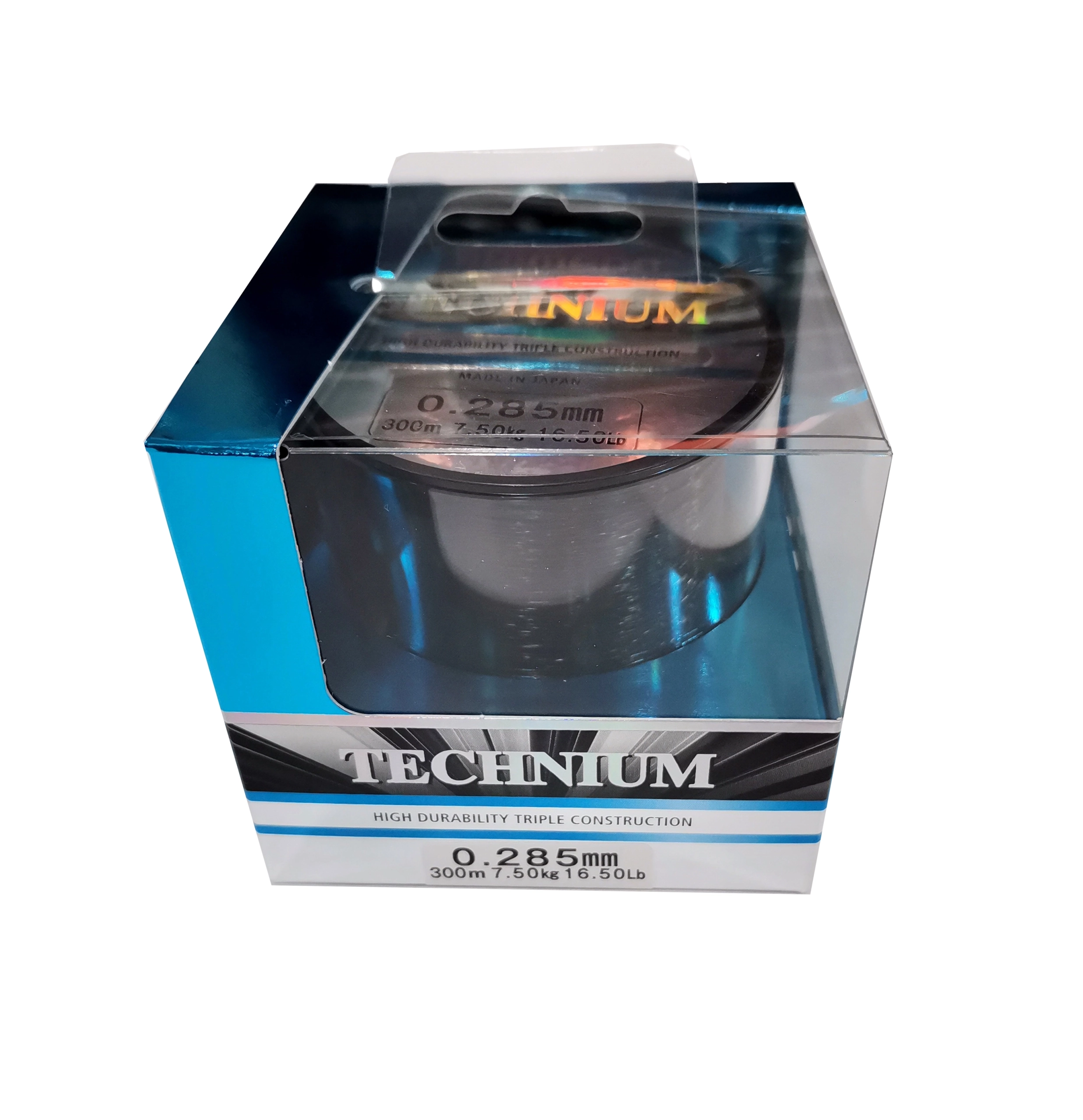 MONOFIL SHIMANO TECHNIUM 300M 0.285MM 7.5KG GREY