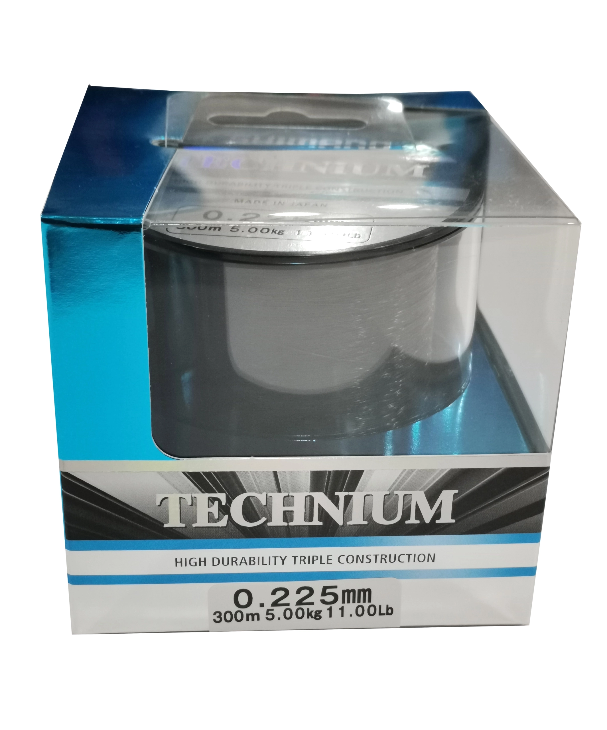 MONOFIL SHIMANO TECHNIUM 300M 0.225MM 5.0KG GREY