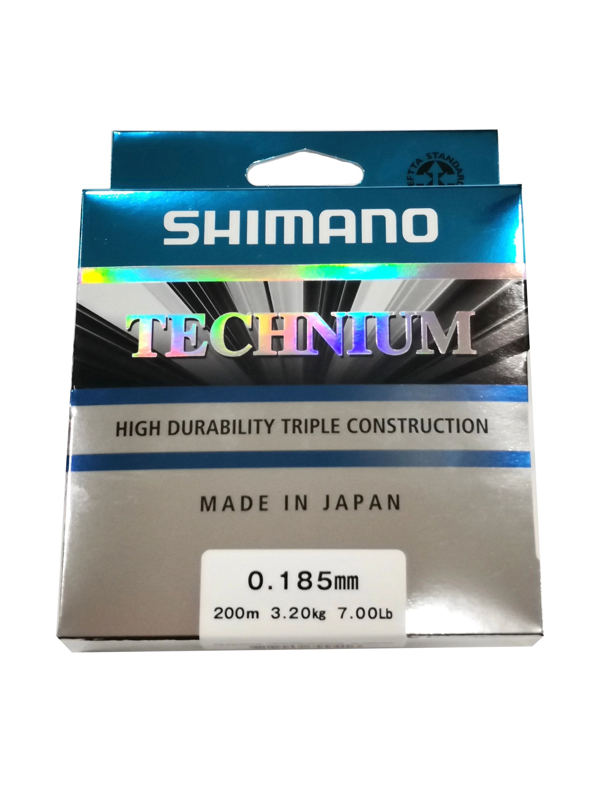 MONOFIL SHIMANO TECHNIUM 200M 0.185MM 3.2KG GREY