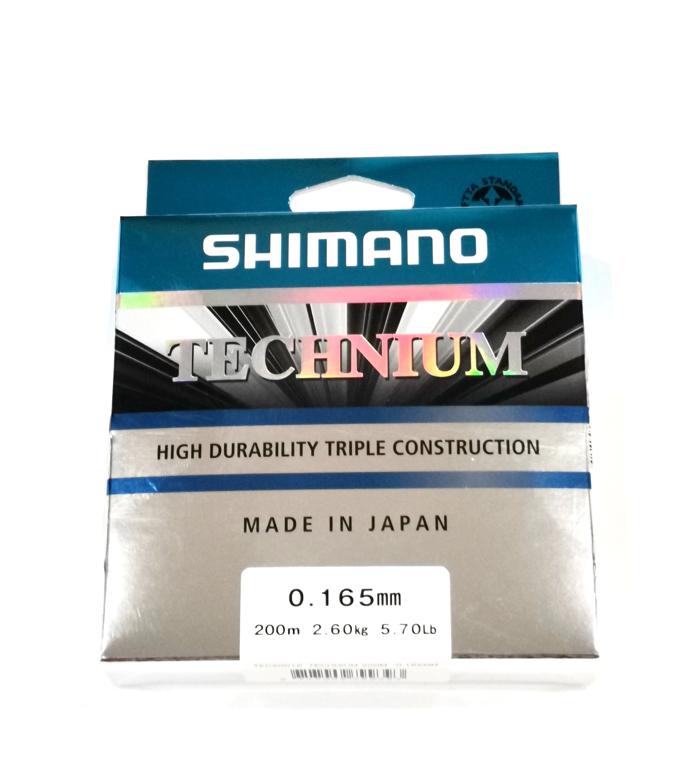 MONOFIL SHIMANO TECHNIUM 200M 0.165MM 2.6KG GREY