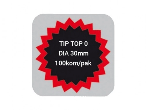 PRIBOR ZA KRPLJENJE-TIP-TOP FLEKE N0 fi30mm/100kom