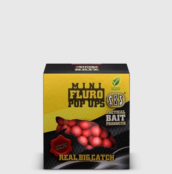 SBS MINI FLURO POP UPS 8MM 20G JAGODA