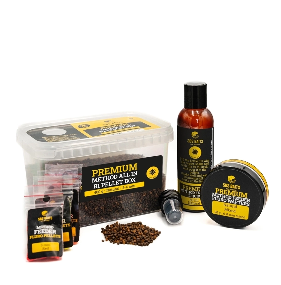 SBS PELETE PREMIUM METHOD BOX ALL IN B1 400G ANANAS