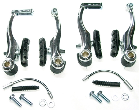 KOČNICA-KOMPLET KLEŠTA V-BRAKE ALU LOGAN 946 POLISH