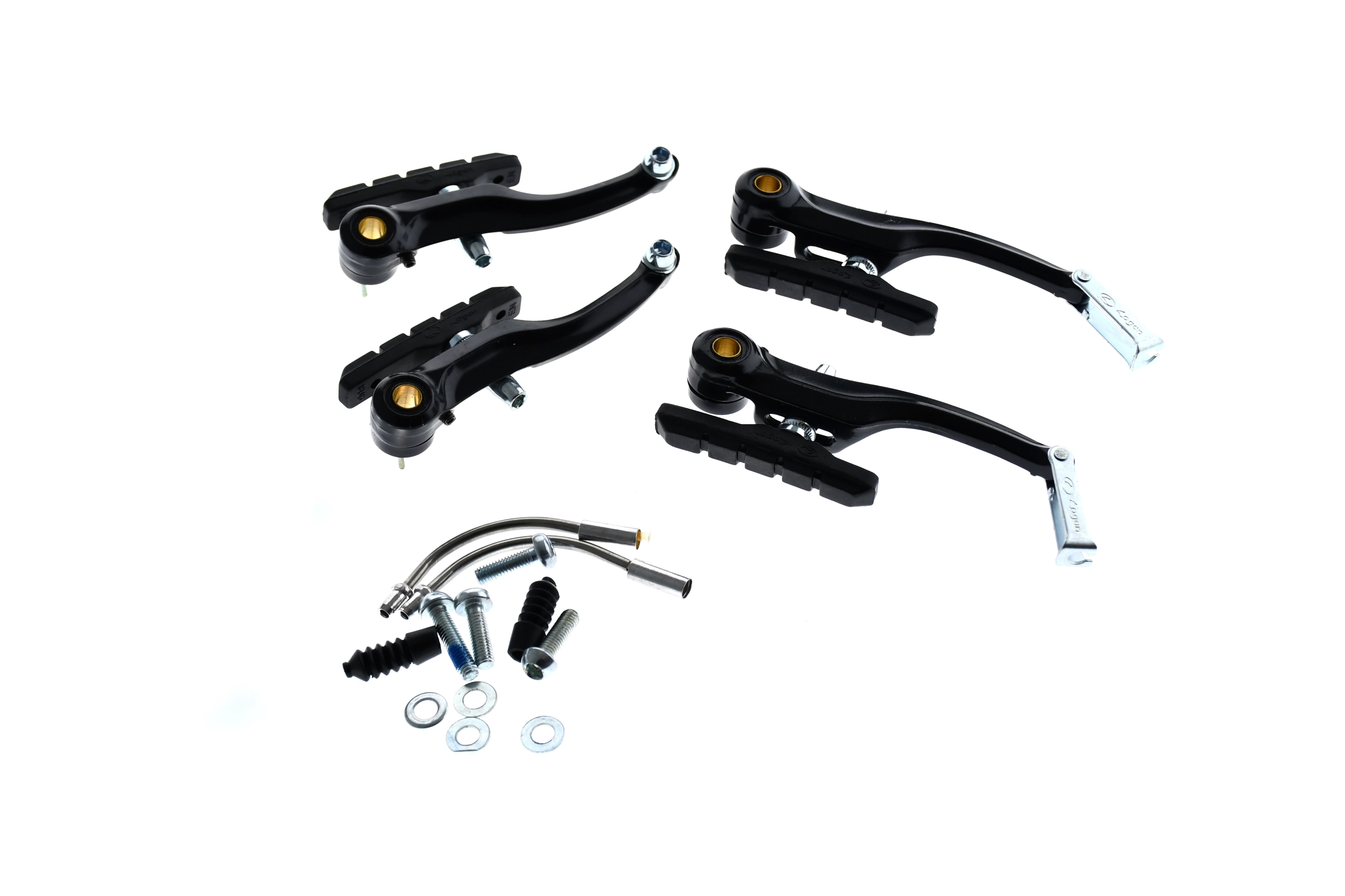 KOČNICA-KOMPLET KLEŠTA V-BRAKE ALU LOGAN CRNI 935AE