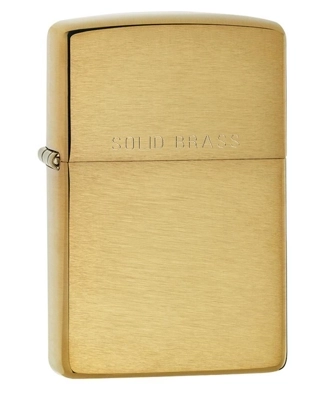 UPALJAČ ZIPPO REG BR FIN SOLID BRASS 204